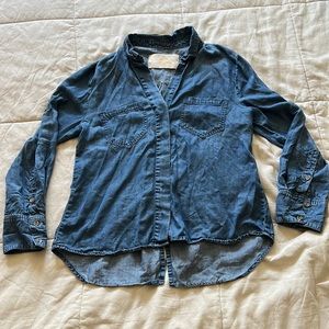 Bella Dahl Split Back Button Down Shirt